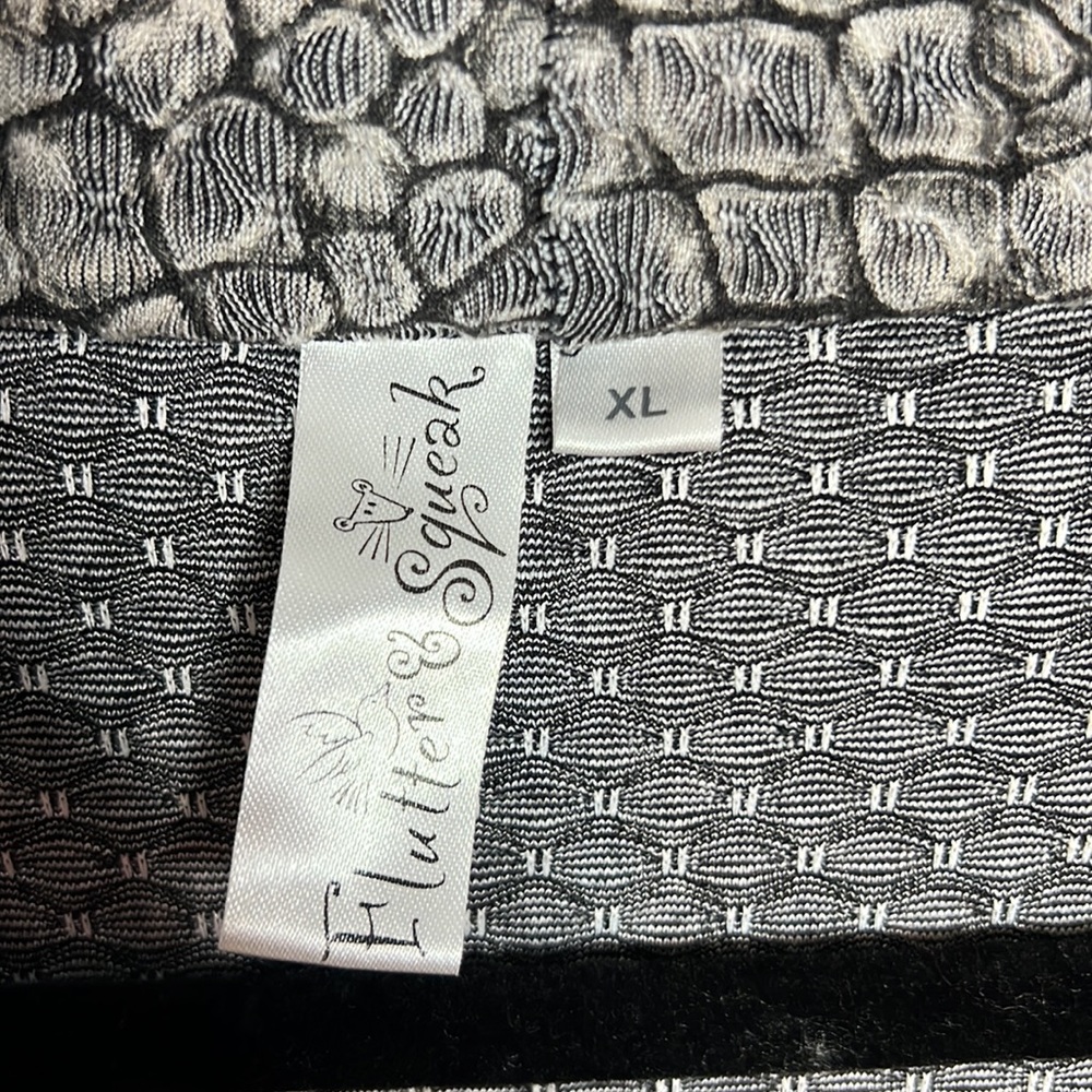 Flutter & Squeak Snake Skin Print Open Front Wate… - image 5